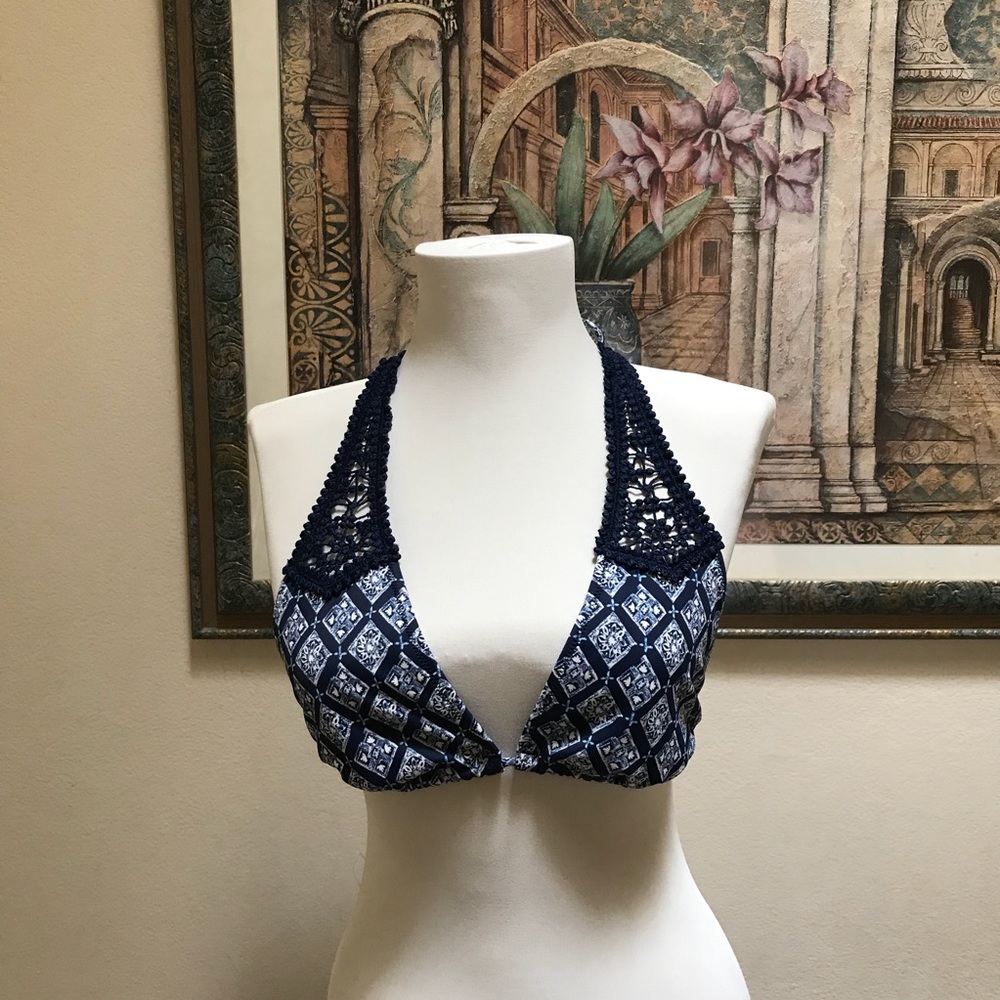 Vintage Victoria’s Secret Embroidered Bra Bikini Top Women’s Size M